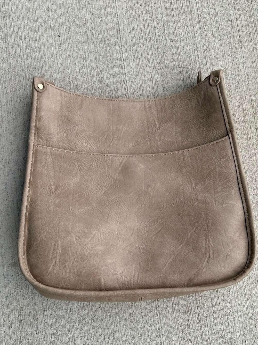 Viva Terry Vegan Crossbody Fashion Shoulder Bag Light Khaki - Picture 16 of 16